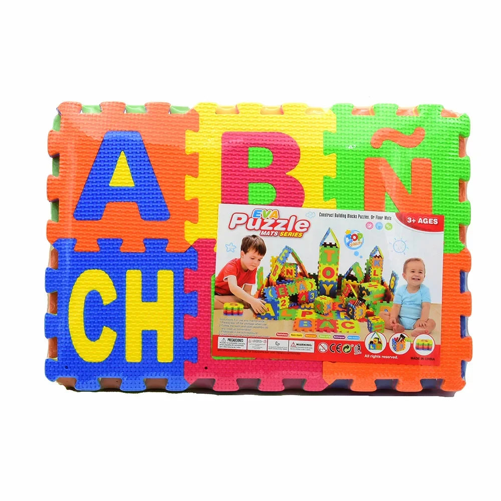 Letter Print 36 pieces of EVA Puzzle Play Mat for Kids