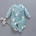 Baby Kids Cartoon Design Winter Bodysuits childrensterritory