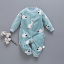Baby Kids Cartoon Design Winter Bodysuits childrensterritory
