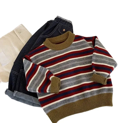 Kids’ Long-Sleeve Stylish &amp; Warm Sweater childrensterritory