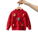 Baby Warm Knitted Cartoon Pattern Sweaters For Christmas childrensterritory