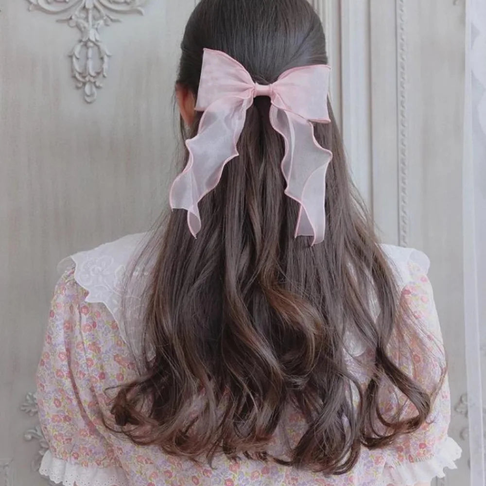 Lace Hair Rope Girls Streamer Elastic Hair Bands