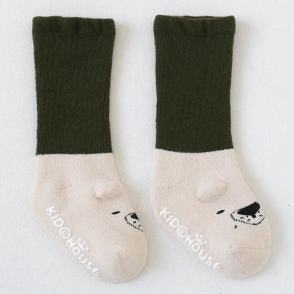 Baby Non-Slip Soft Cartoon Design Winter Socks