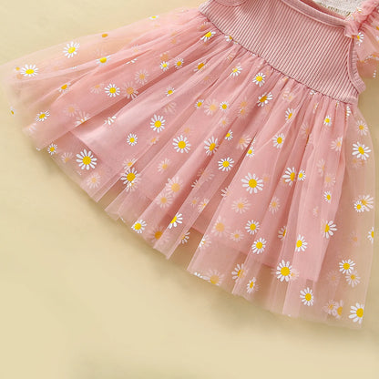 Daisy Design Baby Girl Princess Style Party Dresses childrensterritory