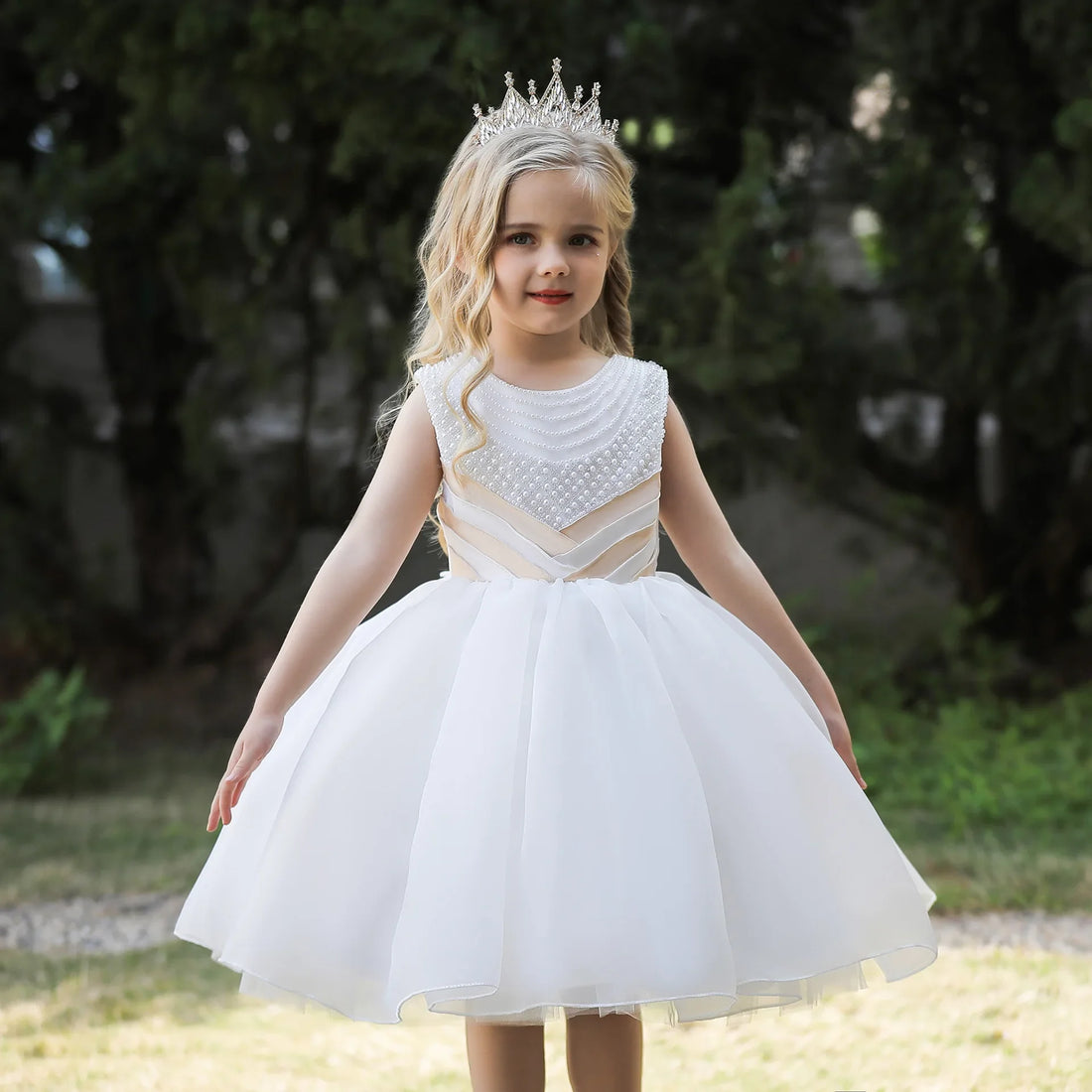Elegant Bridesmaid Beading Design Girls Bridesmaid Dress