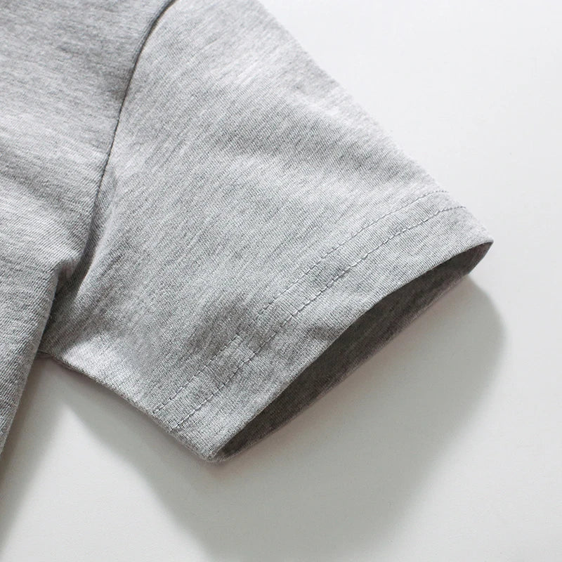 Kids Boys Cartoon Vehicles Print Cotton T-shirts for Summer