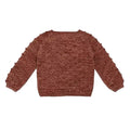 Toddler Girls Popcorn Chunky Knit Pullover Tops and Skirt Set childrensterritory