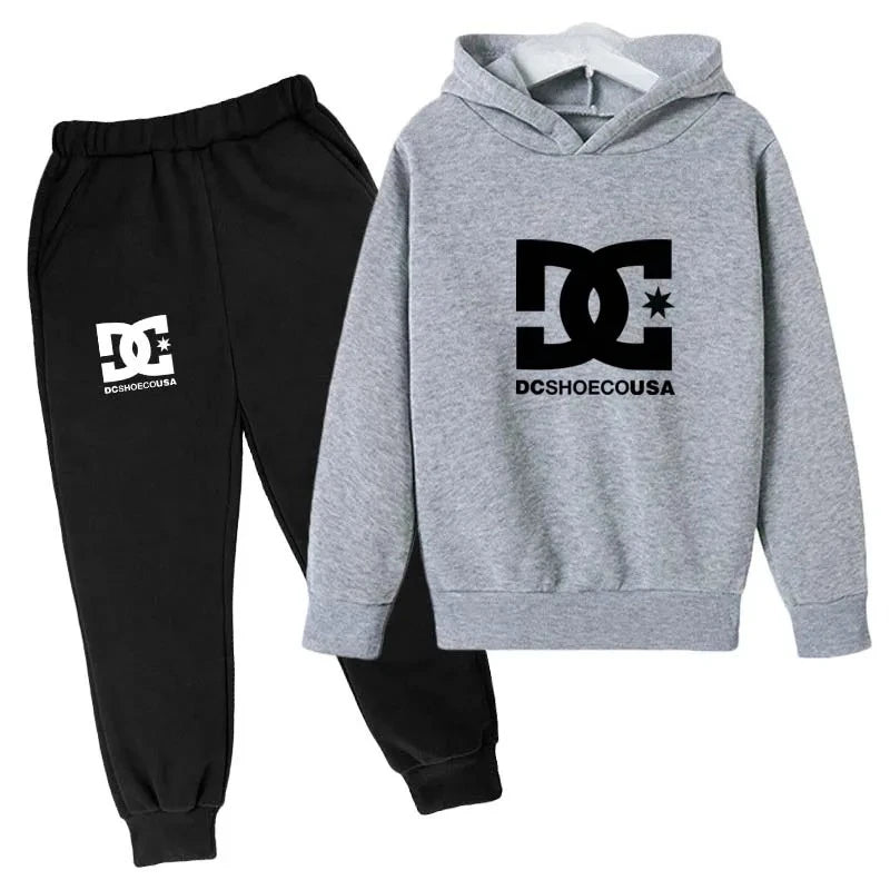 Kids Boys Long Sleeves Hoodies + Pants 2Pcs Set