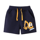 Kids Boys Jungle Theme Print Cotton Short Pants for Summer
