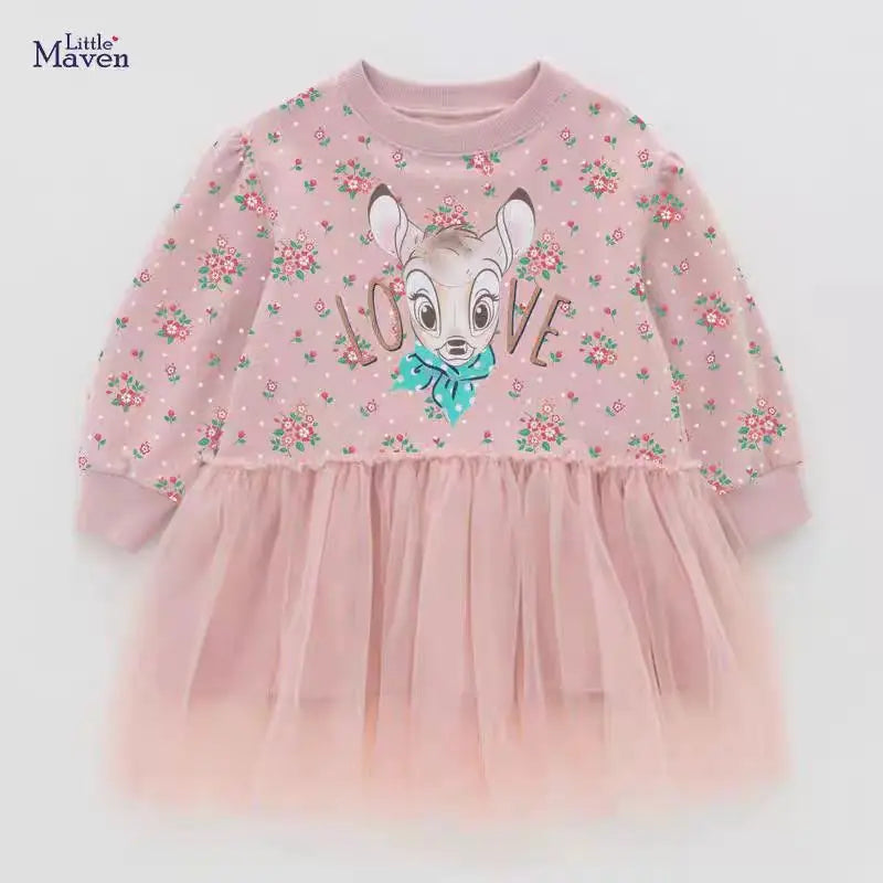 Long-Sleeved Cartoon Print Winter Hoodies For Kids