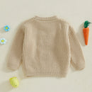 Toddler Girl Boy Casual Knitting Pullover for Easter childrensterritory