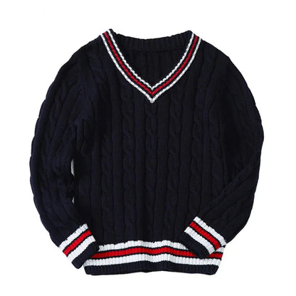 Mink Velvet Warm Knitted Sweaters for Kids Boys and Girls childrensterritory