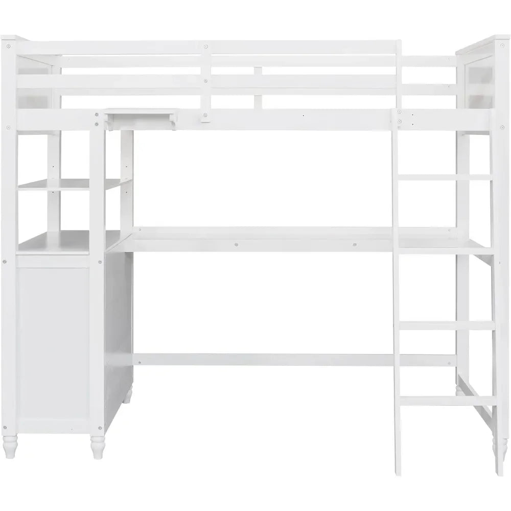 Twin Size Wooden Bed with Storage Drawers for Kids