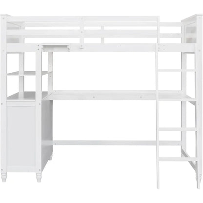 Twin Size Wooden Bed with Storage Drawers for Kids childrensterritory