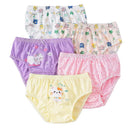 Cartoon Print 5Pcs/Set Girls Breathable Cotton Briefs