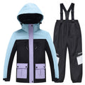 Kids Snowboard Clothing Set With Coat and Strap Pants childrensterritory
