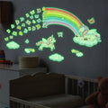 Shine In The Dark Unicorn Stars Wall Stickers for Bedroom childrensterritory