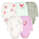 Cartoon Print Soft Cotton Bodysuits For Newborn Babies childrensterritory