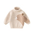 Cute Cartoon Design Turtleneck Soft Sweater for Girls Boys childrensterritory