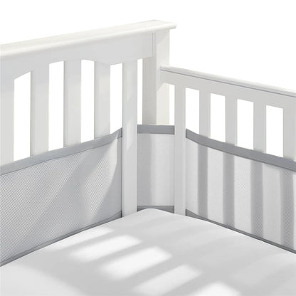 2pcs Breathable Baby Bed Bumper Cot Protector