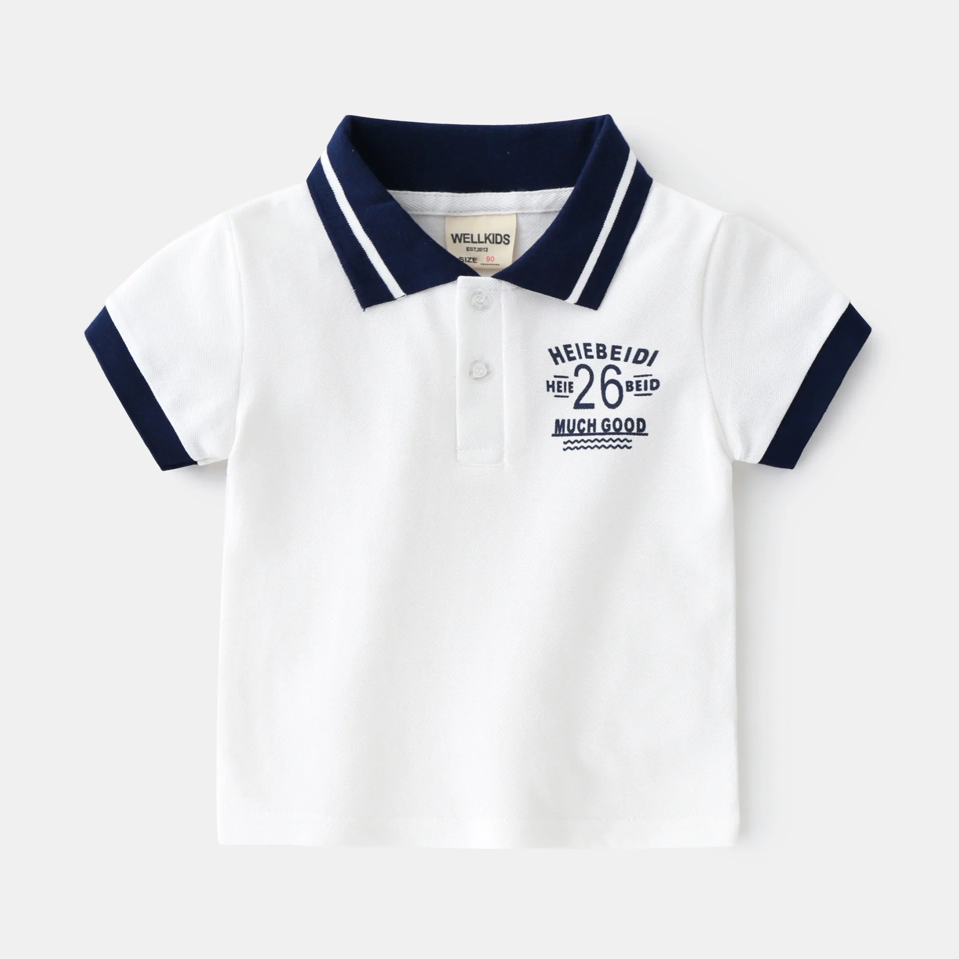 Kids Boys Formal Cotton Polo T-Shirts for Summer