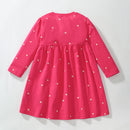 Long Sleeves Unicorn Print Casual Dresses For Girls childrensterritory