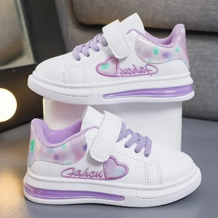 Kids Love Embroidery Princess Sports Shoes/Sneakers childrensterritory