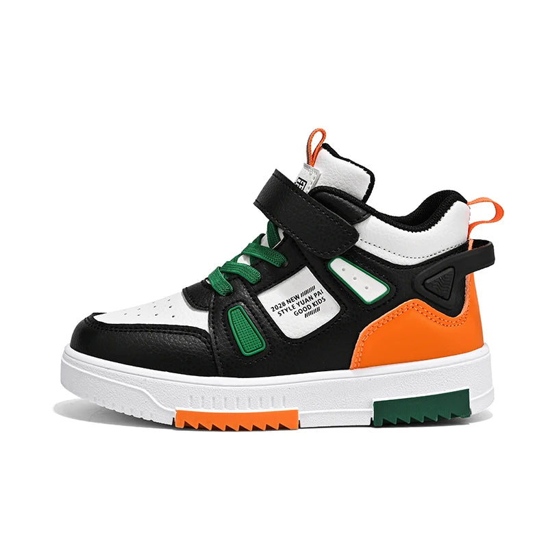 Waterproof, Non-slip Kids Casual Leather Sneakers childrensterritory