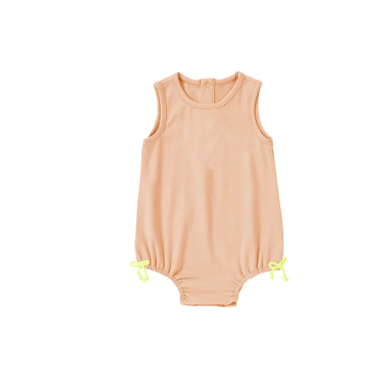 Summer Solid Colour Family Matching Clothing Set childrensterritory