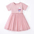 Cartoon Embroidered Little Girls Summer Cotton Dresses childrensterritory