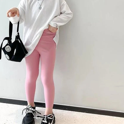 Casual Ankle-Length Kid Girl Thin Tights Sweatpants childrensterritory