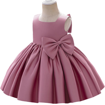 Baby/Kids Girls Bowknot Design Princess Birthday Party Dresses