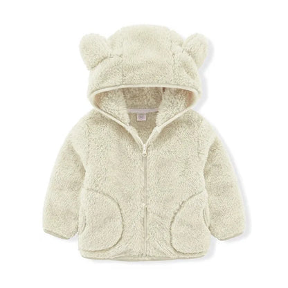 Toddler Boys Girls Warm Fleece Colorful Hoodies Jackets childrensterritory