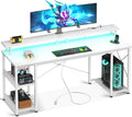 Gaming PC Desk with Monitor Support, Storage, and Stand childrensterritory