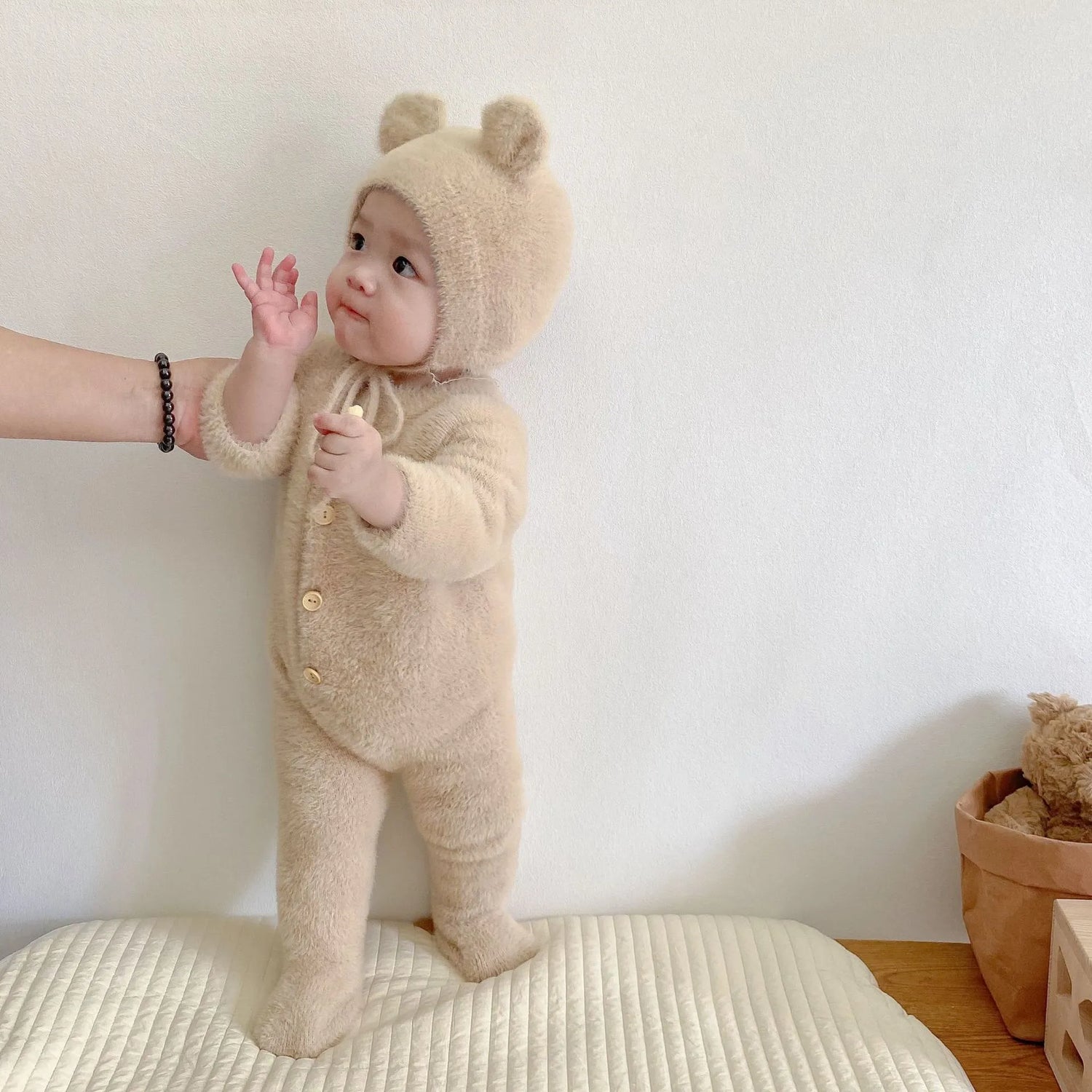 Baby Warm Soft Romper with Hat for Winters childrensterritory