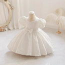 Elegant Flower Printing All Over Puffy Sleeveless Princess Dress