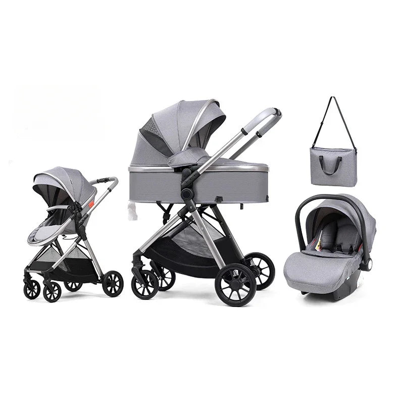 3-in-1 Multipurpose, Lightweight Infant Stroller with Car Seats childrensterritory