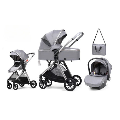3-in-1 Multipurpose, Lightweight Infant Stroller with Car Seats childrensterritory