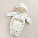 Newborn Thicken Hooded Autumn Winter Romper childrensterritory