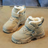 Boys And Girls Thickened Fur Design Warm Velvet Shoes childrensterritory