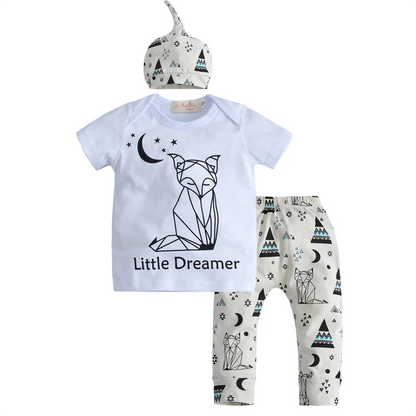 Baby Boy Cotton T-shirt and Pants (2 Pieces) Summer Outfit childrensterritory