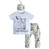 Baby Boy Cotton T-shirt and Pants (2 Pieces) Summer Outfit childrensterritory