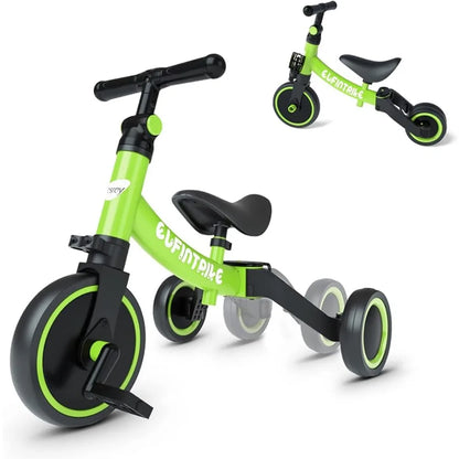 Five-in-One Adjustable Toddler Balance Learning Tricycle childrensterritory