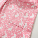 Little Girls' Cartoon Rabbit Print Summer Dresses childrensterritory