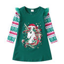 Girls Unicorn Printed Full Sleeve Straight Top childrensterritory