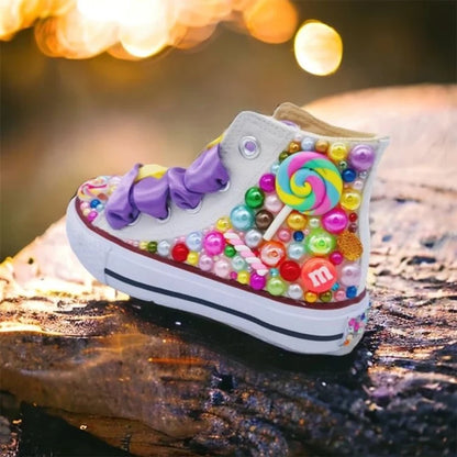 Handmade Butterfly Theme Bling Party Canvas Shoes for Kids childrensterritory