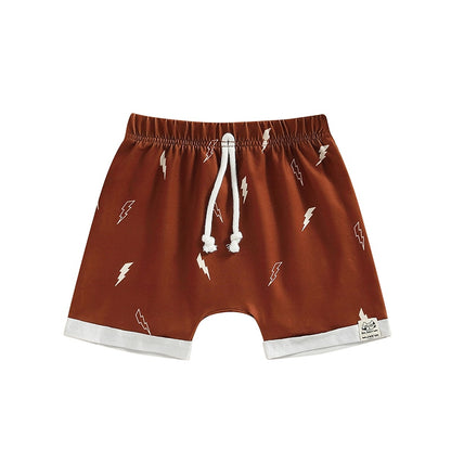 Baby Boy Elastic Waist Striped Summer Shorts childrensterritory
