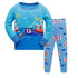 Kids Boys Cartoon Excavator Print Pyjamas Sets childrensterritory