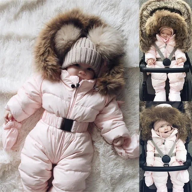 Baby Boy/Girl Warm Thick Hooded Snowsuit/Outerwear