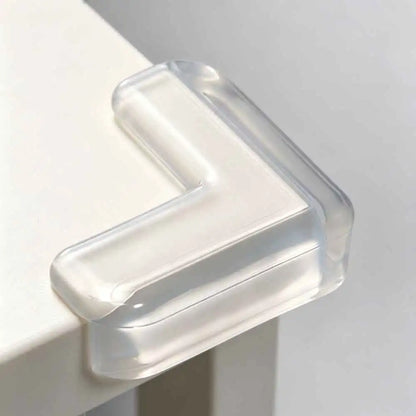 Self-Adhesive Silicone Furniture Corner for Baby: 10 Pieces